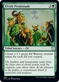 Elvish Promenade - Commander: Kaldheim - Magic: The Gathering card