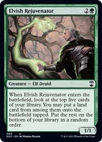 Elvish Rejuvenator - Commander: Kaldheim - Magic: The Gathering card