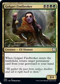 Golgari Findbroker - Commander: Kaldheim - Magic: The Gathering card