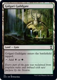 Golgari Guildgate - Commander: Kaldheim - Magic: The Gathering card