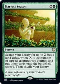 Harvest Season - Commander: Kaldheim - Magic: The Gathering card