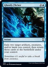 Ghostly Flicker - Commander: Kaldheim - Magic: The Gathering card