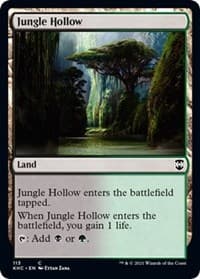 Jungle Hollow - Commander: Kaldheim - Magic: The Gathering card