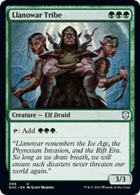 Llanowar Tribe - Commander: Kaldheim - Magic: The Gathering card