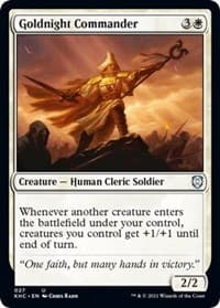 Goldnight Commander - Commander: Kaldheim - Magic: The Gathering card