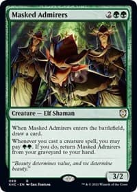 Masked Admirers - Commander: Kaldheim - Magic: The Gathering card