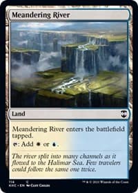 Meandering River - Commander: Kaldheim - Magic: The Gathering card