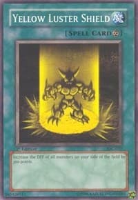 Yellow Luster Shield - Invasion of Chaos - YuGiOh card