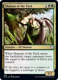 Shaman of the Pack - Commander: Kaldheim - Magic: The Gathering card
