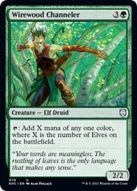 Wirewood Channeler - Commander: Kaldheim - Magic: The Gathering card