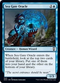 Sea Gate Oracle - Commander: Kaldheim - Magic: The Gathering card