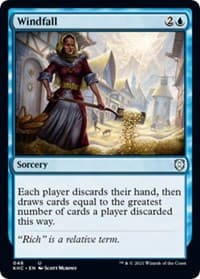 Windfall - Commander: Kaldheim - Magic: The Gathering card