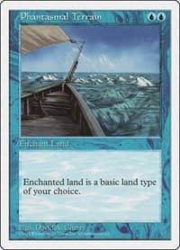 Phantasmal Terrain - Fifth Edition - Magic: The Gathering card