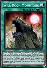 War Rock Mountain - Blazing Vortex - YuGiOh card