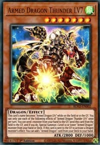 Armed Dragon Thunder LV7 - Blazing Vortex - YuGiOh card