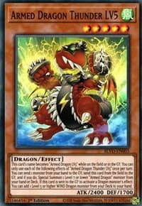 Armed Dragon Thunder LV5 - Blazing Vortex - YuGiOh card