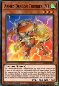 Armed Dragon Thunder LV3 - Blazing Vortex - YuGiOh card