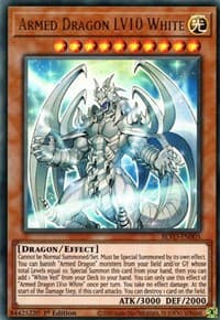 Armed Dragon LV10 White - Blazing Vortex - YuGiOh card