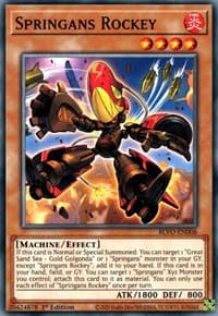 Springans Rockey - Blazing Vortex - YuGiOh card