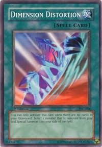 Dimension Distortion - Invasion of Chaos - YuGiOh card