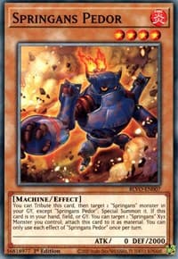 Springans Pedor - Blazing Vortex - YuGiOh card