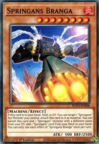 Springans Branga - Blazing Vortex - YuGiOh card