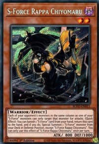 S-Force Rappa Chiyomaru - Blazing Vortex - YuGiOh card