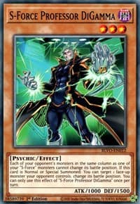 S-Force Professor DiGamma - Blazing Vortex - YuGiOh card