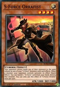 S-Force Orrafist - Blazing Vortex - YuGiOh card