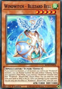 Windwitch - Blizzard Bell - Blazing Vortex - YuGiOh card