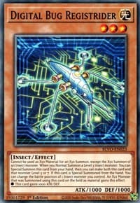 Digital Bug Registrider - Blazing Vortex - YuGiOh card