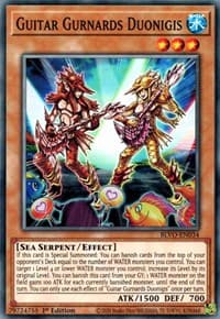 Guitar Gurnards Duonigis - Blazing Vortex - YuGiOh card