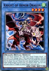 Knight of Armor Dragon - Blazing Vortex - YuGiOh card