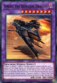 Sprind the Irondash Dragon - Blazing Vortex - YuGiOh card