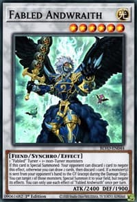 Fabled Andwraith - Blazing Vortex - YuGiOh card