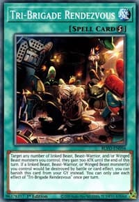 Tri-Brigade Rendezvous - Blazing Vortex - YuGiOh card