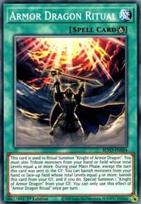 Armor Dragon Ritual - Blazing Vortex - YuGiOh card