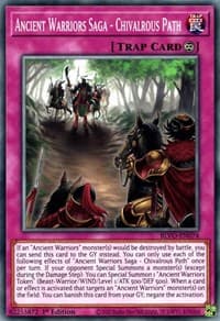 Ancient Warriors Saga - Chivalrous Path - Blazing Vortex - YuGiOh card