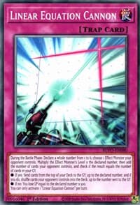 Linear Equation Cannon - Blazing Vortex - YuGiOh card