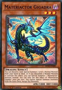 Materiactor Gigadra - Blazing Vortex - YuGiOh card