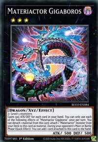 Materiactor Gigaboros - Blazing Vortex - YuGiOh card