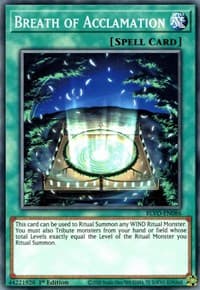 Breath of Acclamation - Blazing Vortex - YuGiOh card