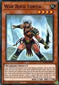 War Rock Fortia - Blazing Vortex - YuGiOh card