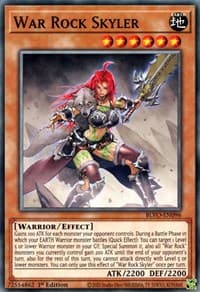 War Rock Skyler - Blazing Vortex - YuGiOh card