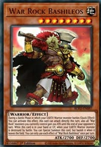 War Rock Bashileos - Blazing Vortex - YuGiOh card