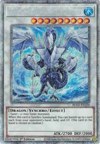 Trishula, Dragon of the Ice Barrier (Starlight Rare) - Blazing Vortex - YuGiOh card