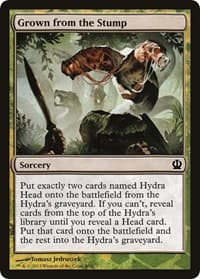 Grown from the Stump - Hero's Path Promos - Magic: The Gathering card