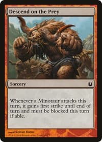 Descend on the Prey - Hero's Path Promos - Magic: The Gathering card