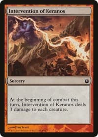 Intervention of Keranos - Hero's Path Promos - Magic: The Gathering card