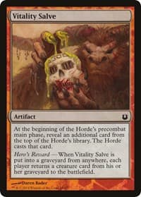Vitality Salve - Hero's Path Promos - Magic: The Gathering card